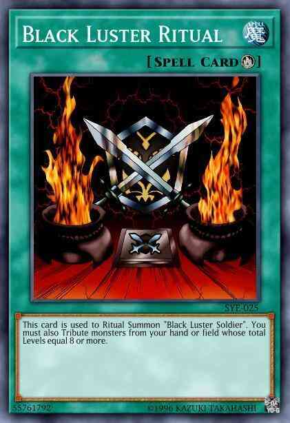 Black Luster Ritual - SYE-025 - Super Rare - 1st Edition