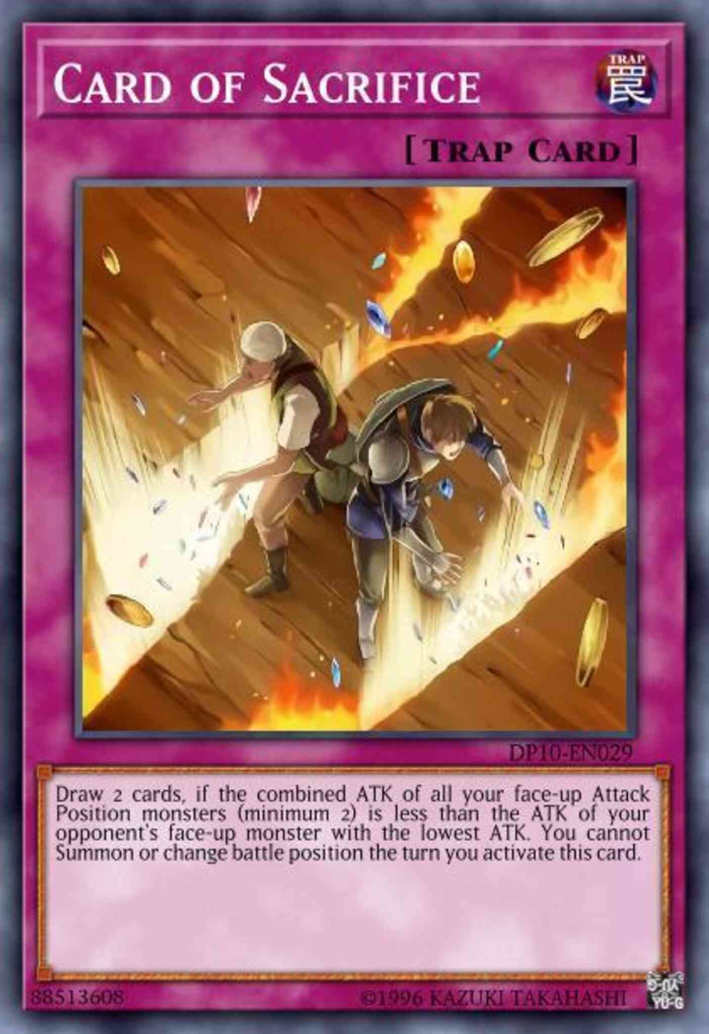Card of Sacrifice - DP10-EN029 - Rare - 1st Edition