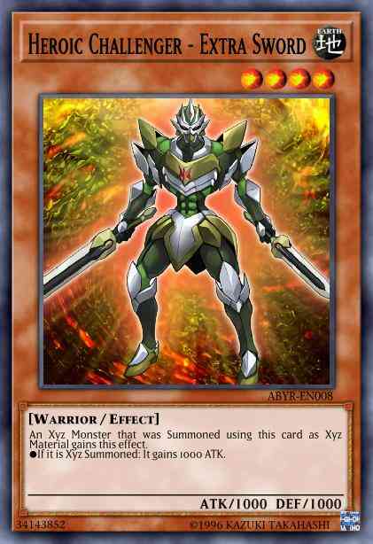 Heroic Challenger - Extra Sword - ABYR-EN008 - Common - 1st Edition