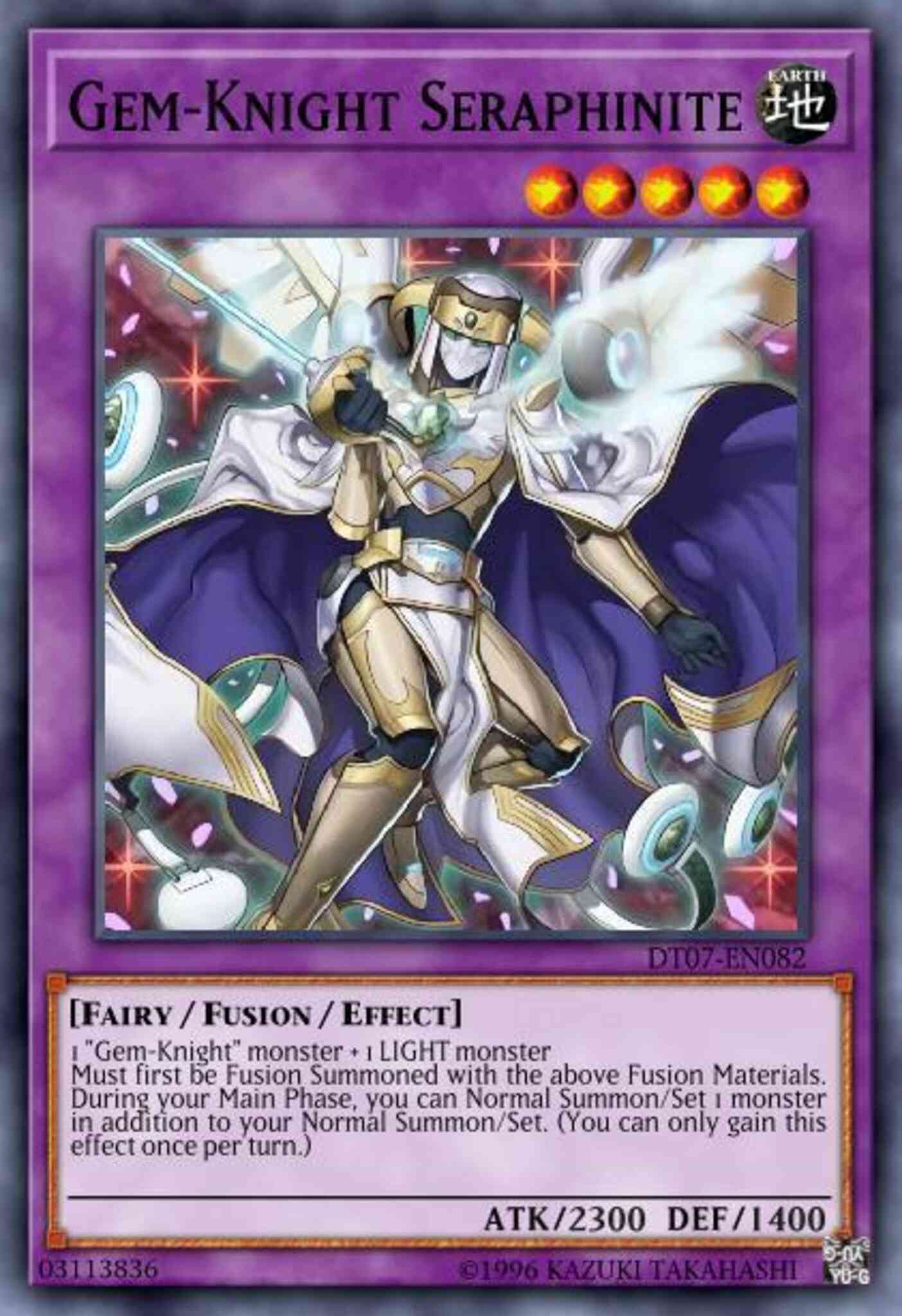 Gem-Knight Seraphinite - HA07-EN058 - Super Rare - Unlimited