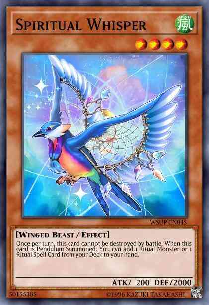 Spiritual Whisper - WSUP-EN045 - Super Rare - 1st Edition