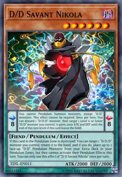 D/D Savant Nikola - TDIL-EN011 - Common - Unlimited