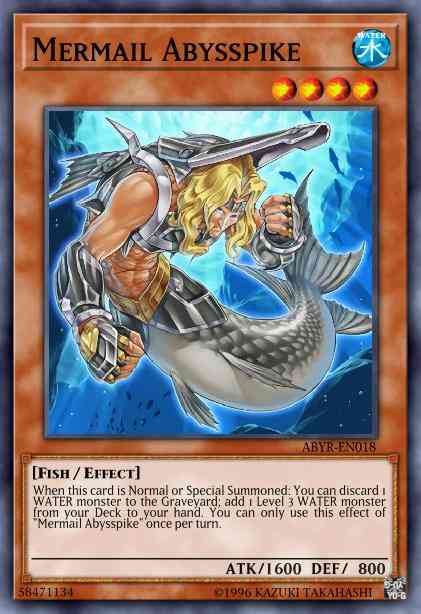 Mermail Abysspike - AP05-EN007 - Super Rare - Unlimited