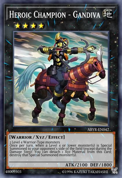 Heroic Champion - Gandiva - ABYR-EN042 - Ultimate Rare - Unlimited