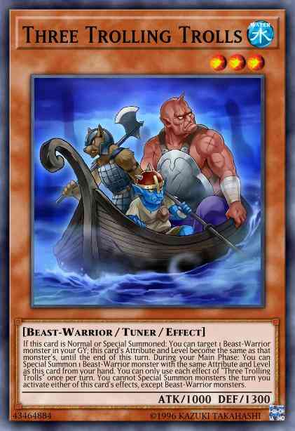 Three Trolling Trolls - FLOD-EN030 - Common - 1st Edition