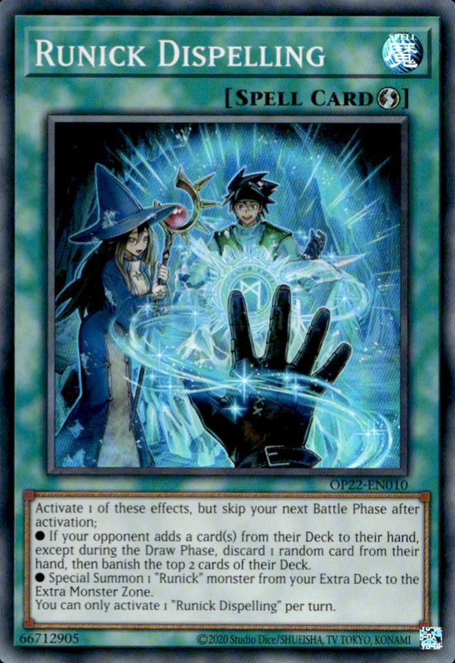 Runick Dispelling - OP22-EN010 - Super Rare - Unlimited