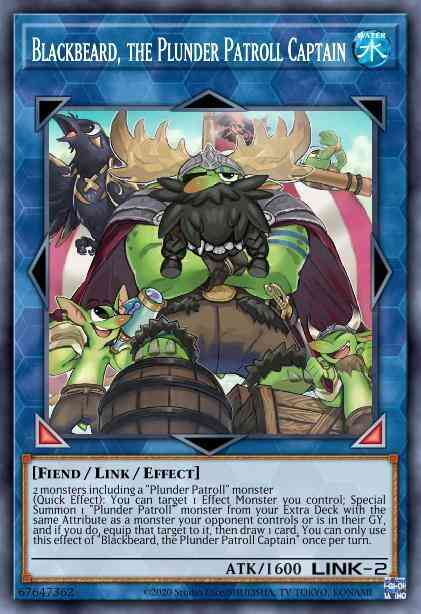 Blackbeard, the Plunder Patroll Captain - IGAS-EN089 - Ultra Rare - Unlimited