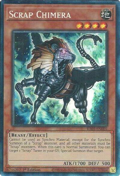 Scrap Chimera - RA05-EN005 - Collector's Rare - 1st Edition