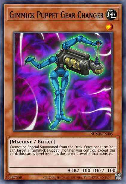 Gimmick Puppet Gear Changer - NUMH-EN006 - Super Rare - 1st Edition