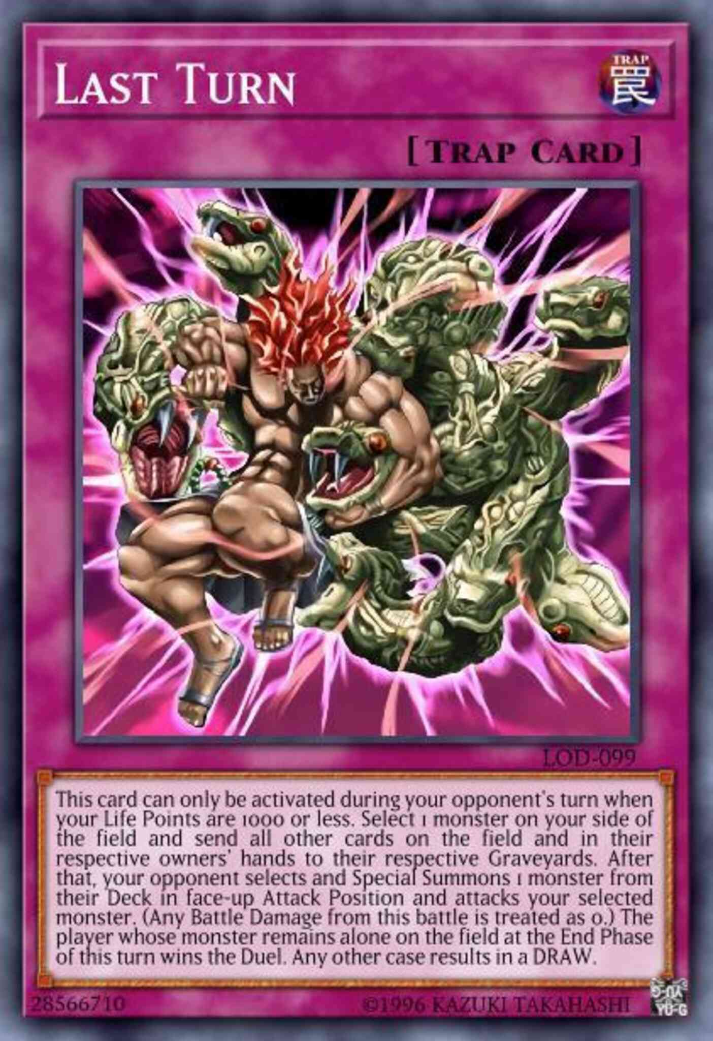 Last Turn - LOD-099 - Ultra Rare - Unlimited