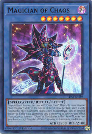 Magician of Chaos - Red - LDS3-EN089 - Ultra Rare - 1st Edition