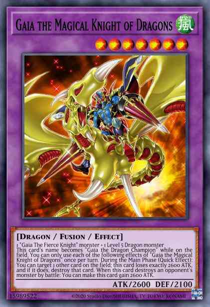 Gaia the Magical Knight of Dragons - ROTD-EN037 - Super Rare - 1st Edition