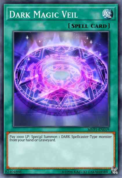 Dark Magic Veil - MVP1-ENG19 - Gold Rare - Unlimited