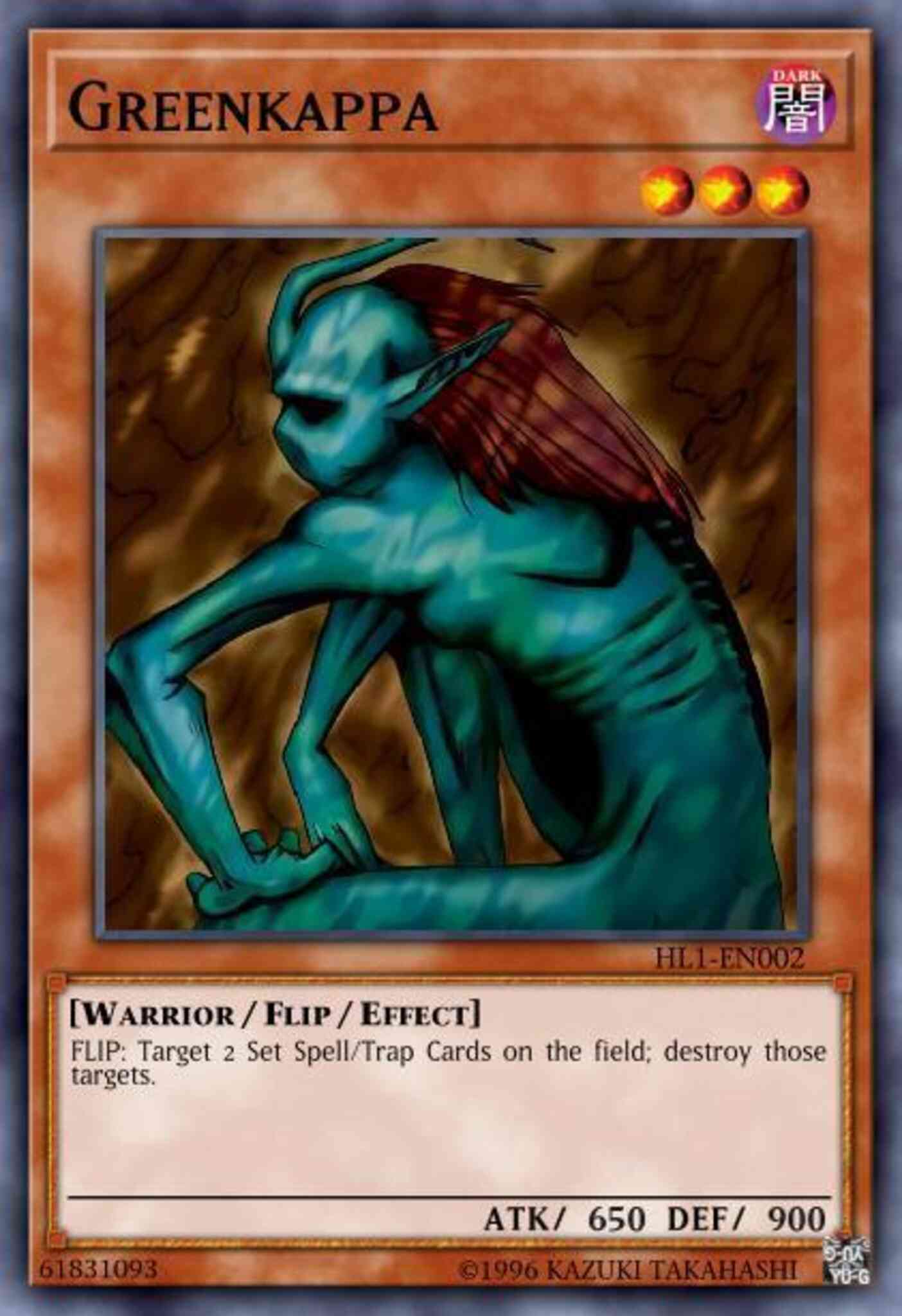 Greenkappa - BP01-EN056 - Starfoil Rare - Unlimited