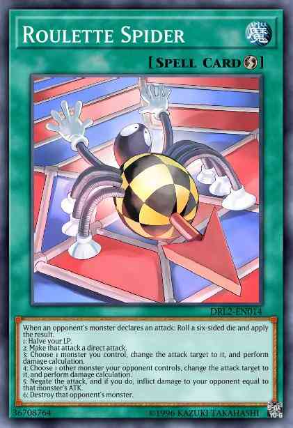 Roulette Spider - DRL2-EN014 - Super Rare - 1st Edition