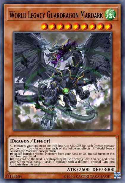 World Legacy Guardragon Mardark - MYFI-EN048 - Super Rare - 1st Edition