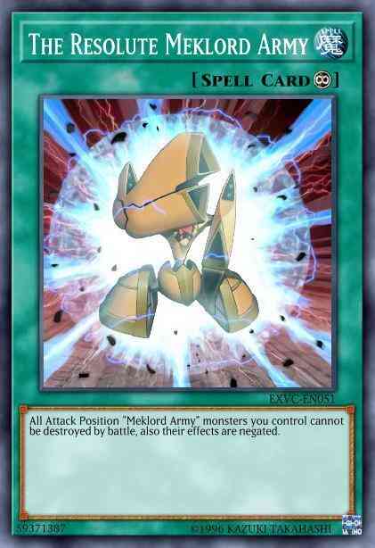 The Resolute Meklord Army - EXVC-EN051 - Common - Unlimited