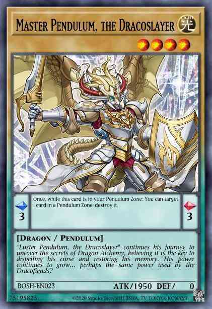 Master Pendulum, the Dracoslayer - PEVO-EN059 - Super Rare - 1st Edition
