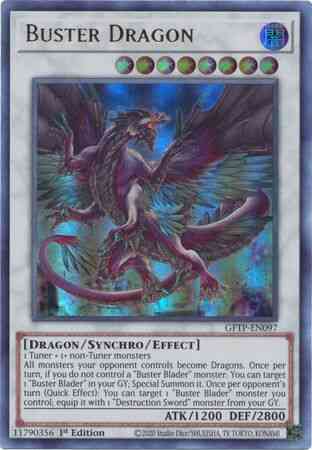 Buster Dragon - GFTP-EN097 - Ultra Rare - 1st Edition