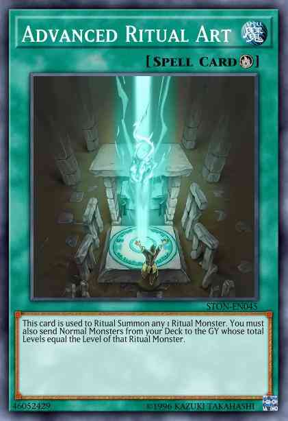Advanced Ritual Art - THSF-EN052 - Super Rare - 1st Edition