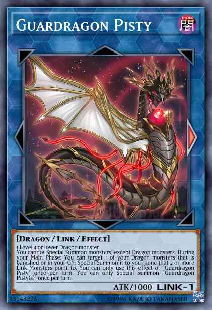 Guardragon Pisty - MP20-EN022 - Prismatic Secret Rare - 1st Edition