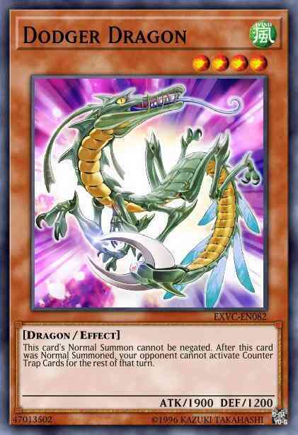 Dodger Dragon - EXVC-EN082 - Super Rare - 1st Edition