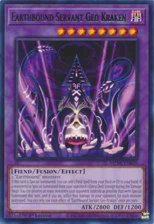 Earthbound Servant Geo Kraken - MZMI-EN030 - Rare - 1st Edition