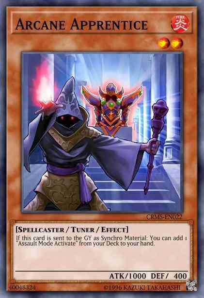 Arcane Apprentice - CRMS-EN022 - Rare - 1st Edition