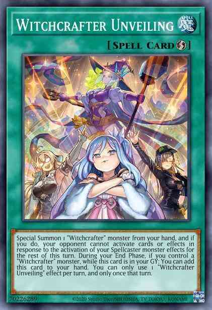 Witchcrafter Unveiling - ETCO-EN067 - Super Rare - 1st Edition