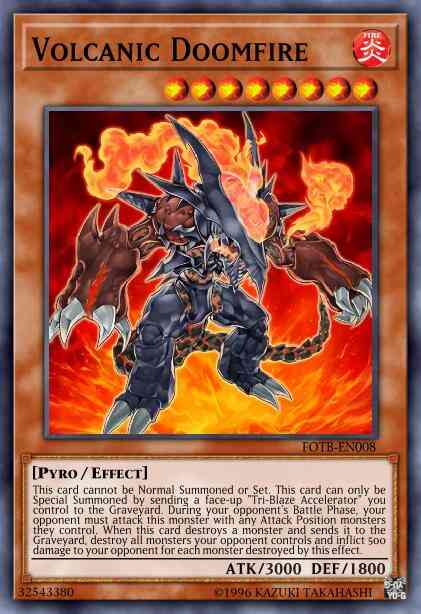 Volcanic Doomfire - CT04-EN004 - Secret Rare - Limited