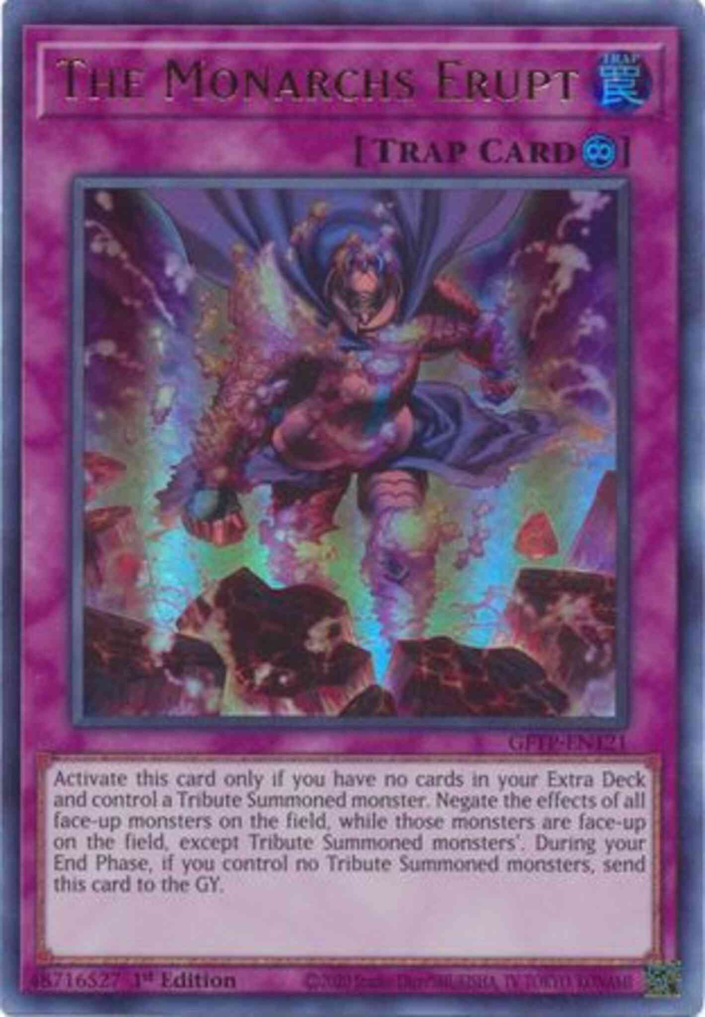 The Monarchs Erupt - GFTP-EN121 - Ultra Rare - 1st Edition