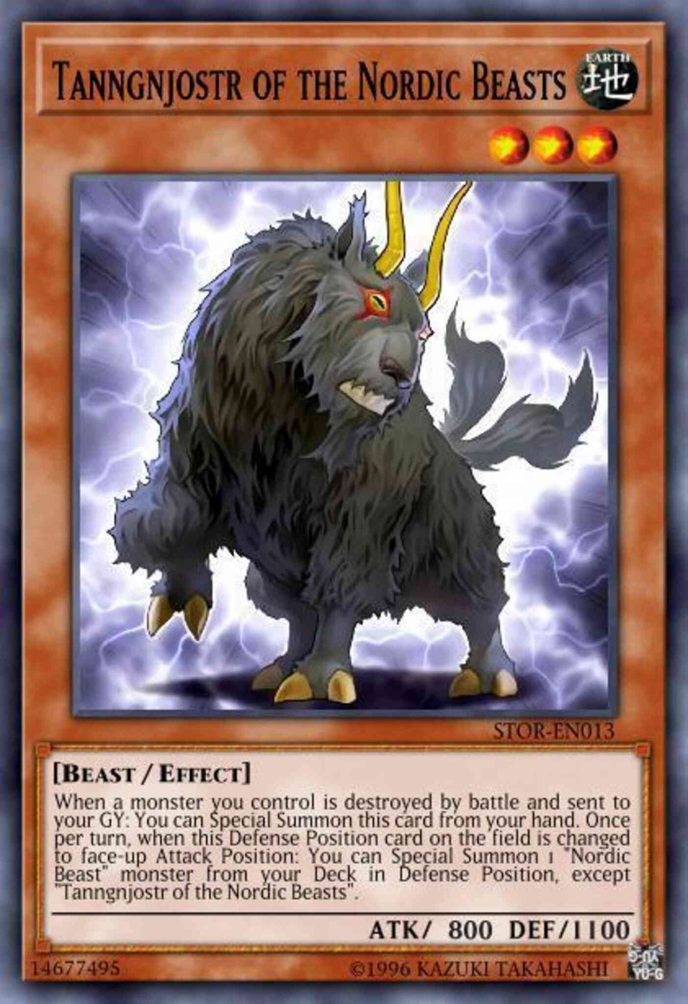 Tanngnjostr of the Nordic Beasts - STOR-EN013 - Rare - 1st Edition