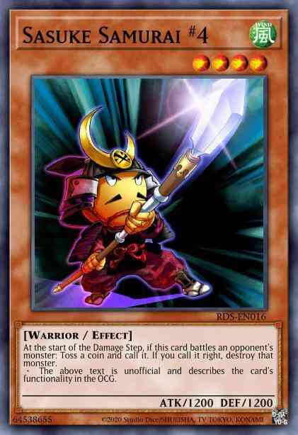 Sasuke Samurai #4 - DR3-EN076 - Rare - Unlimited