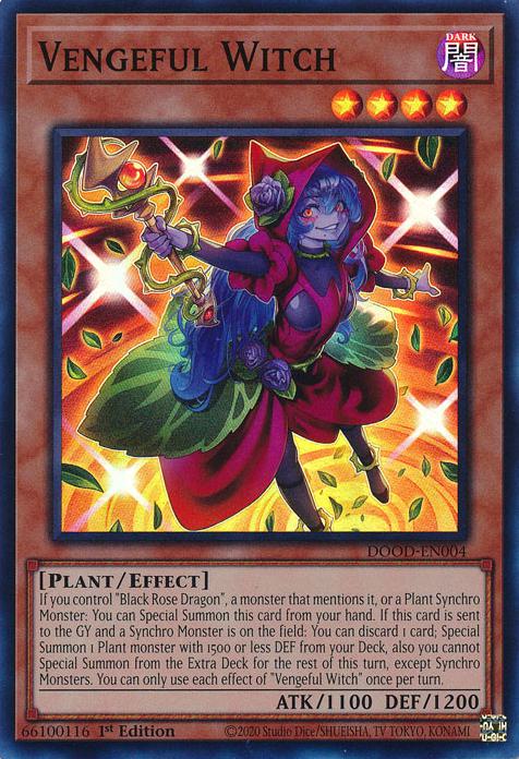 Vengeful Witch - DOOD-EN004 - Super Rare - 1st Edition