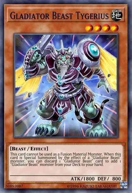 Gladiator Beast Tygerius - EXVC-EN034 - Common - Unlimited
