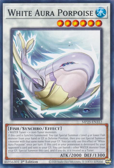 White Aura Porpoise - MP25-EN312 - Common - 1st Edition