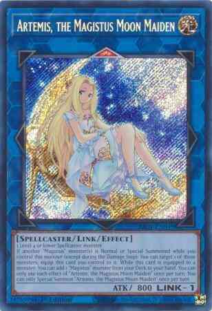 Artemis, the Magistus Moon Maiden - RA01-EN049 - Secret Rare - 1st Edition