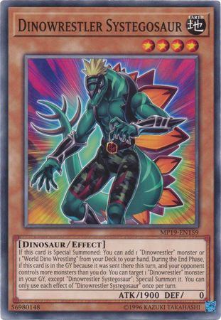 Dinowrestler Systegosaur - MP19-EN159 - Common - Unlimited