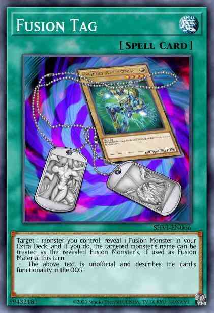 Fusion Tag - SHVI-EN066 - Rare - 1st Edition