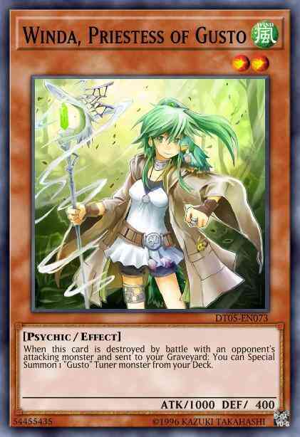 Winda, Priestess of Gusto - DT05-EN073 - Duel Terminal Normal Parallel Rare - Duel Terminal