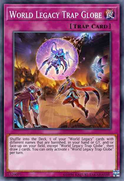 World Legacy Trap Globe - CIBR-EN074 - Super Rare - 1st Edition