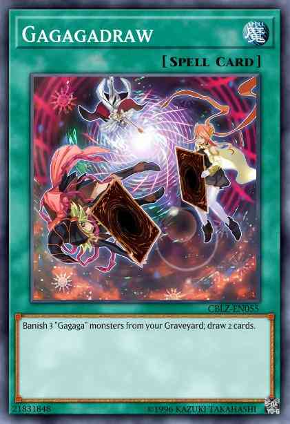 Gagagadraw - CBLZ-EN055 - Super Rare - 1st Edition