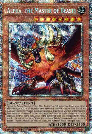 Alpha, the Master of Beasts - PHRA-EN023 - Starlight Rare - 1st Edition
