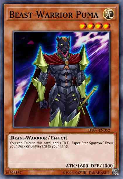 Beast-Warrior Puma - HA07-EN032 - Super Rare - Unlimited