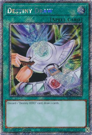 Destiny Draw - RA03-EN173 - Platinum Secret Rare - 1st Edition