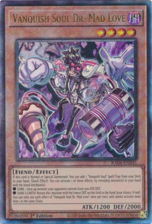 Vanquish Soul Dr. Mad Love - RA04-EN045 - Ultimate Rare - 1st Edition