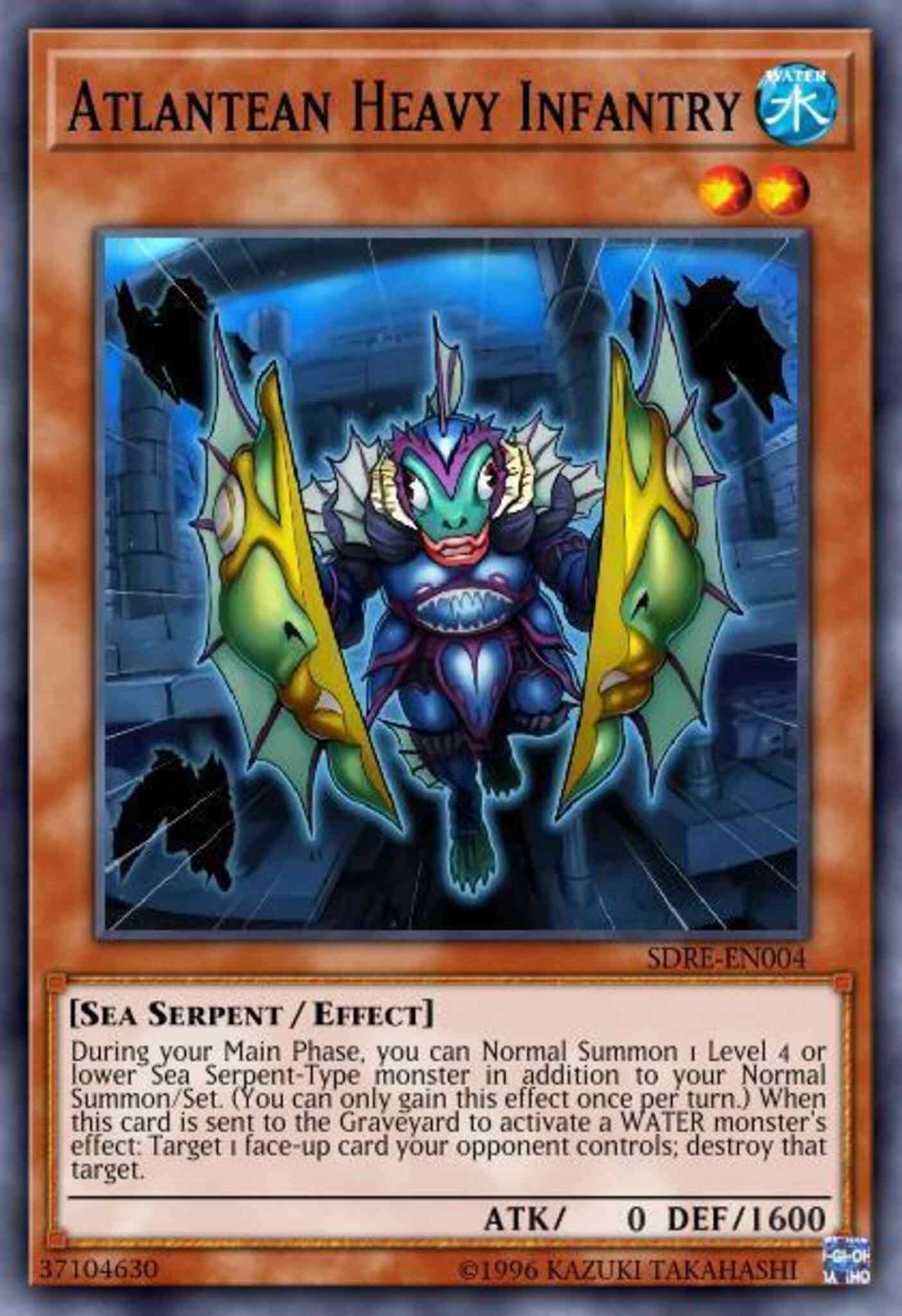 Atlantean Heavy Infantry - AP02-EN006 - Super Rare - Unlimited