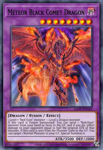 Meteor Black Comet Dragon - INOV-EN041 - Ultra Rare - Unlimited