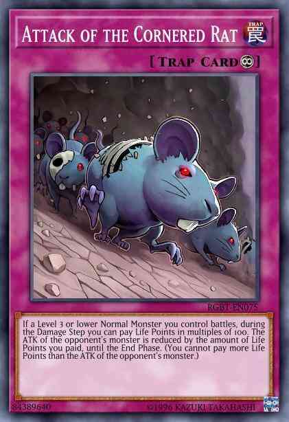 Attack of the Cornered Rat - RGBT-EN075 - Common - Unlimited