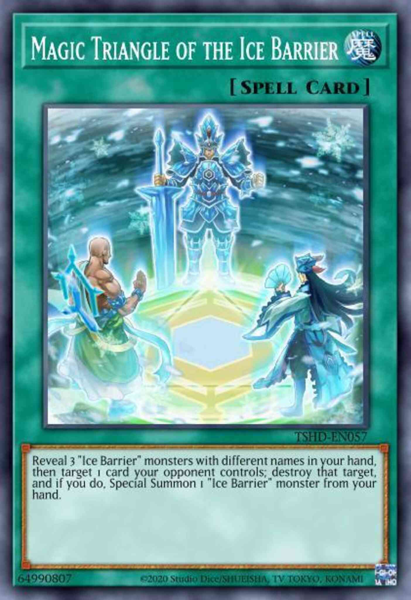 Magic Triangle of the Ice Barrier - SDFC-EN029 - Common - 1st Edition